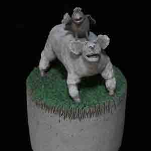 a bête et l'oiseau